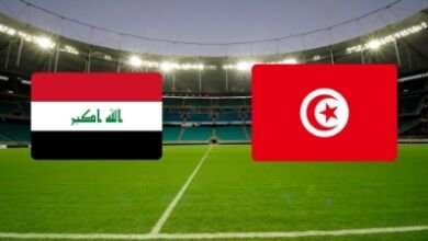 موعد مباراة العراق ضد تونس