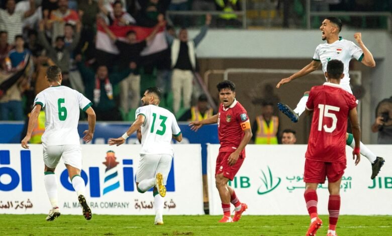 شاهد بث مباشر الان مباراة العراق وفلسطين تصفيات كاس العالم 2026